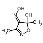 CAS#: 404911-11-1， (4Z)-4-(Hydroxyimino)-3,5-Dimethyl-4,5-Dihydro-1,2-Oxazol-5-Ol