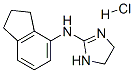 CAS 登录号：40507-80-0， N-(2,3-二氢-1H-茚-4-基)-4,5-二氢-1H-咪唑-2-胺单盐酸盐