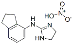 CAS 登录号：40507-86-6， N-(2,3-二氢-1H-茚-4-基)-4,5-二氢-1H-咪唑-2-胺单硝酸盐