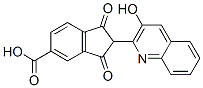 CAS 登录号:40538-23-6, 2-(3-羟基-2-喹啉基)-1,3-二氧代-5-茚满羧酸