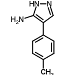 CAS 登录号：40545-63-9， 4-(4-甲基苯基)-1H-吡唑-5-胺