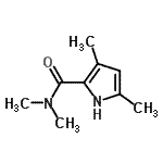 CAS 登录号：40593-50-8， N,N,3,5-四甲基-1H-吡咯-2-甲酰胺