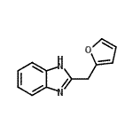 CAS 登录号：40608-92-2， 2-(2-呋喃甲基)-1H-苯并咪唑