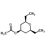 CAS 登录号：406486-91-7， (2R,4R,6S)-2,6-二乙基四氢-2H-吡喃-4-基乙酸酯