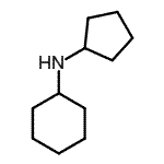 CAS 登录号：40649-25-0， N-环戊基环己胺