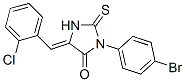 CAS 登录号：40747-64-6， 3-(4-溴苯基)-5-(2-氯苄亚基)-2-硫代-4-咪唑烷酮