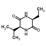 CAS 登录号：407578-43-2， (3S,6S)-3-乙基-6-异丙基-2,5-哌嗪二酮