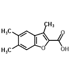 CAS 登录号：40763-04-0， 3,5,6-三甲基-1-苯并呋喃-2-羧酸