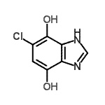 CAS 登录号：408314-49-8， 5-氯-1H-苯并咪唑-4,7-二醇