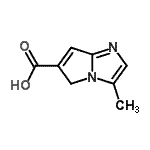 CAS 登录号：408314-51-2， 3-甲基-5H-吡咯并[1,2-a]咪唑-6-羧酸