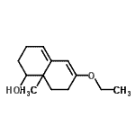CAS 登录号：408333-04-0， 6-乙氧基-8A-甲基-1,2,3,7,8,8A-六氢-1-萘酚