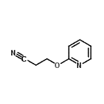 CAS 登录号：408338-35-2， 3-(2-吡啶基氧基)丙腈