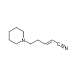 CAS 登录号：408338-51-2， (2E)-5-(1-哌啶基)-2-戊烯腈