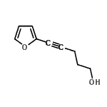 CAS 登录号：408492-32-0， 5-(2-呋喃基)-4-戊炔-1-醇