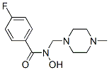 CAS 登录号：40890-96-8， 4-氟-N-[(4-甲基-1-哌嗪基)甲基]苯基氧肟酸