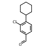 CAS 登录号：40891-68-7， 3-氯-4-环己基苯甲醛