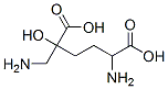 CAS 登录号：40957-88-8， 5-氨基-2-(氨基甲基)-2-羟基己二酸