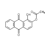 CAS#: 40975-46-0， 1-Hydroxy-9,10-Dioxo-9,10-Dihydro-2-Anthracenyl Acetate