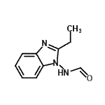 CAS 登录号：40995-21-9， N-(2-乙基-1H-苯并咪唑-1-基)甲酰胺