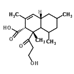 CAS 登录号：41060-01-9， (1S,2R,4aS)-1-(3-羟基丙酰基)-1,3,6,8-四甲基-1,2,4A,5,6,7,8,8A-八氢-2-萘甲酸