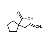 CAS 登录号：411238-08-9， 1-烯丙基环戊烷羧酸