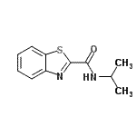 CAS 登录号：41124-28-1， N-异丙基-1,3-苯并噻唑-2-甲酰胺