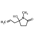 CAS#: 412023-53-1， 5-Allyl-5-Hydroxy-1-Methyl-2-Pyrrolidinone