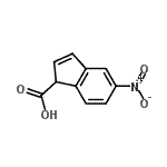 CAS 登录号：412028-91-2， 5-硝基-1H-茚-1-羧酸