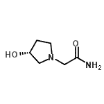 CAS#: 412278-74-1， 2-[(3R)-3-Hydroxy-1-Pyrrolidinyl]Acetamide