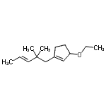 CAS 登录号：412281-78-8， 1-[(3E)-2,2-二甲基-3-戊烯-1-基]-3-乙氧基环戊烯