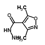 CAS 登录号：412313-52-1， 3,5-二甲基-1,2-恶唑-4-甲酰肼