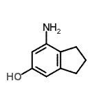 CAS 登录号：412320-79-7， 7-氨基-5-茚满醇