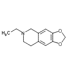 CAS 登录号：412335-30-9， 6-乙基-5,6,7,8-四氢[1,3]二氧杂环戊并[4,5-g]异喹啉