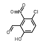CAS 登录号：412336-53-9， 3-氯-6-羟基-2-硝基苯甲醛