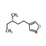 CAS 登录号：41248-80-0， 4-[(3S)-3-甲基戊基]-1,2-恶唑