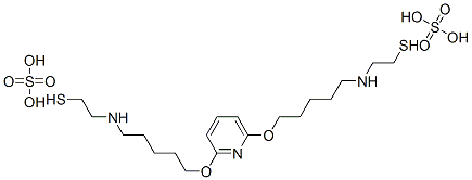 CAS 登录号：41287-20-1， 2,2'-[2,6-吡啶二基二(氧基-5,1-戊烷二基亚胺)]二(乙硫醇)二硫酸酯