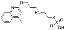 CAS 登录号：41287-26-7， 硫代硫酸氢 S-[2-[[3-[(4-甲基-2-喹啉基)氧基]丙基]氨基]乙基]酯