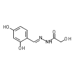 CAS#: 412959-32-1， N'-[(E)-(2,4-Dihydroxyphenyl)methylene]-2-hydroxyacetohydrazide