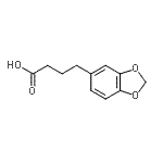 CAS 登录号：41303-44-0， 4-(1,3-苯并二氧戊环-5-基)丁酸