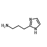 结构式 CAS# 41306-56-3, 3-(1H-咪唑-2-基)-1-丙胺