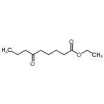 结构式 CAS# 4144-59-6, 乙基6-氧代壬酸酯