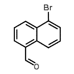 CAS 登录号：41498-06-0， 5-溴-1-萘甲醛