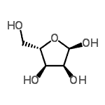 CAS 登录号：41546-20-7， alpha-L-呋喃核糖
