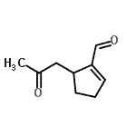 CAS 登录号：415690-31-2， 5-(2-氧代丙基)-1-环戊烯-1-甲醛