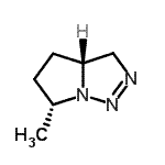 CAS 登录号：415708-33-7， (3aR,6R)-6-甲基-3A,4,5,6-四氢-3H-吡咯并[1,2-c][1,2,3]三唑