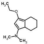 CAS 登录号：415725-52-9， 1-乙氧基-N,N-二甲基-4,5,6,7-四氢-3aH-茚-3-胺
