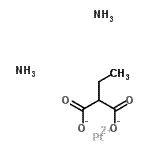 CAS 登录号：41575-93-3， 铂(2+)乙基丙二酸酯氨合物(1:1:2)