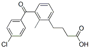 CAS#: 41651-99-4， 4-[2-Methyl-3-(4-Chlorobenzoyl)Phenyl]Butanoic Acid