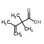 CAS 登录号：4168-01-8， 2,2,3-三甲基-3-丁烯酸