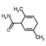 CAS 登录号：41725-82-0， 2,5-二甲基-2,5-环己二烯-1-甲酰胺